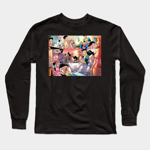 invincible atom eve Long Sleeve T-Shirt by super villain